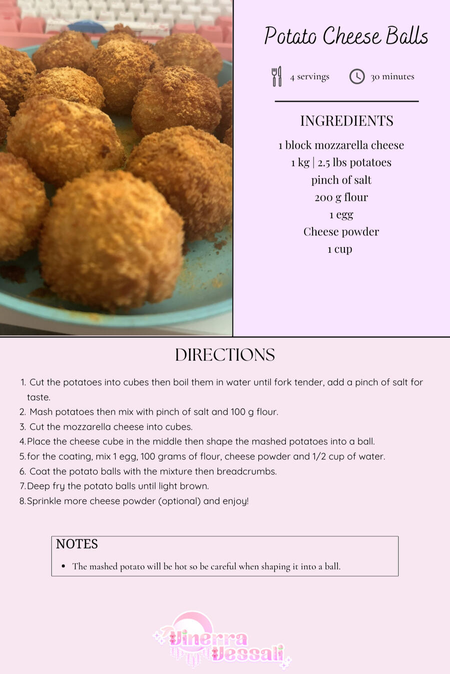Potato Cheese Balls